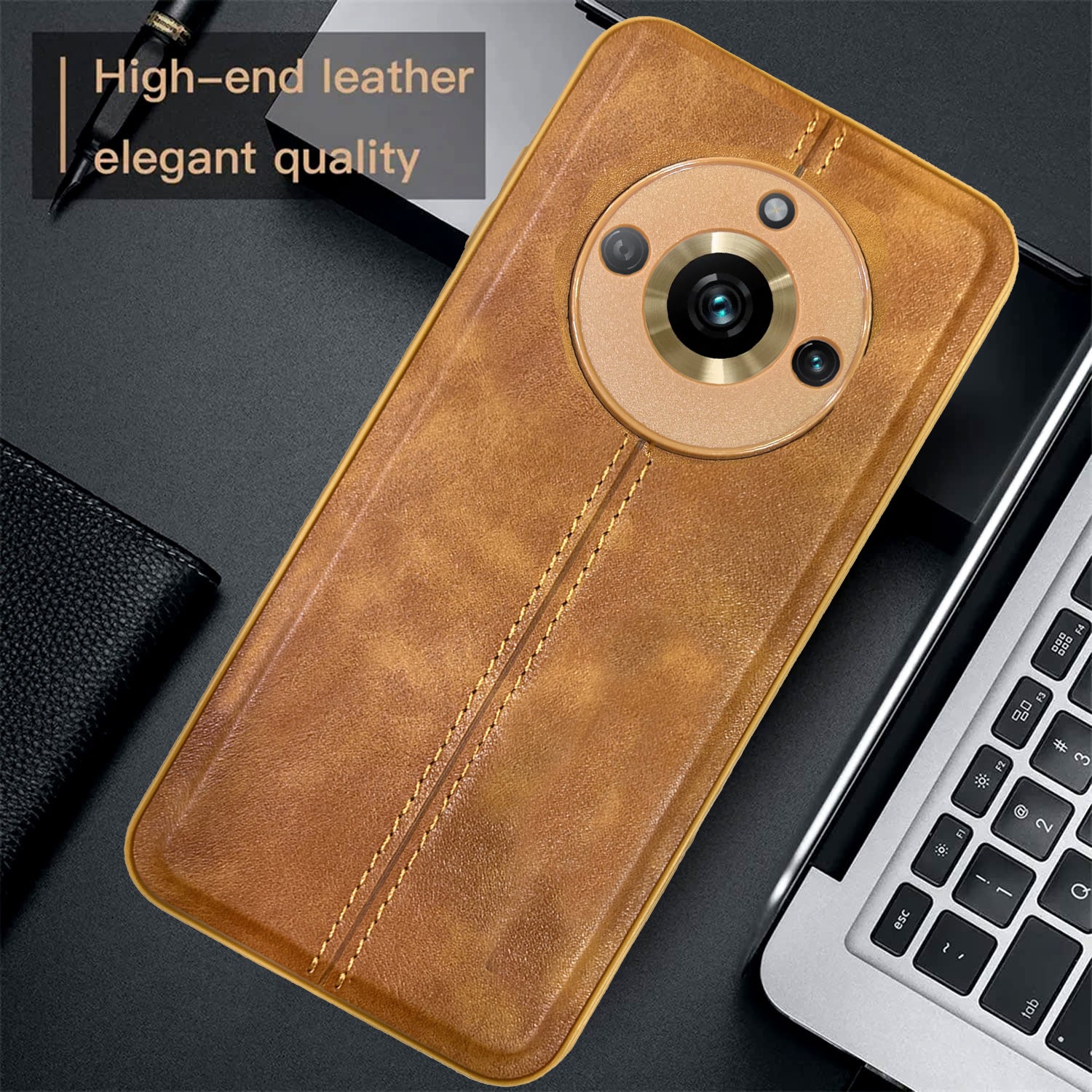 Thread Back Cover Case For Realme | Drop Protection | Raised Camera Edges