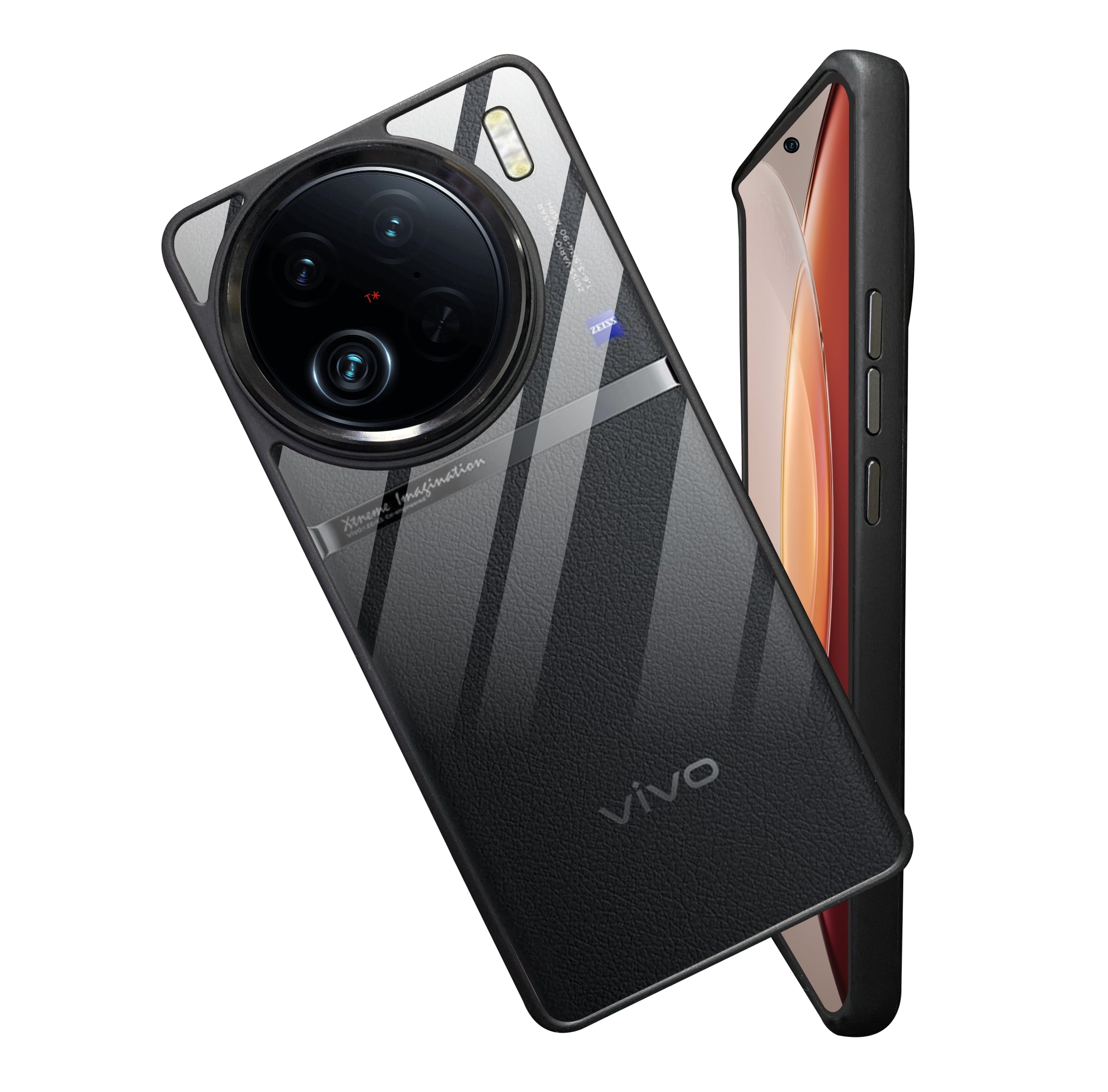 Copy of Drop Protection Transparent Case With Metal Ring Vivo